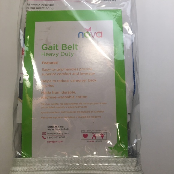 NOVA Gait Belt Heavy Duty 42" NWOT - Picture 2 of 4
